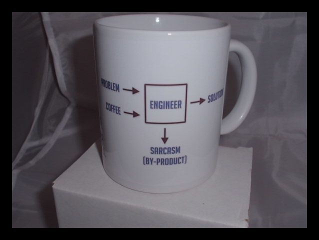 Engineer One who Solves Problems printed mug