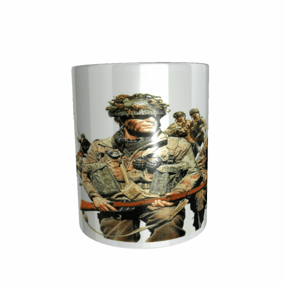 WW2 British Paratrooper printed mug
