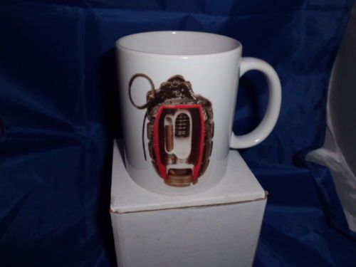 Mills Grenade military mug