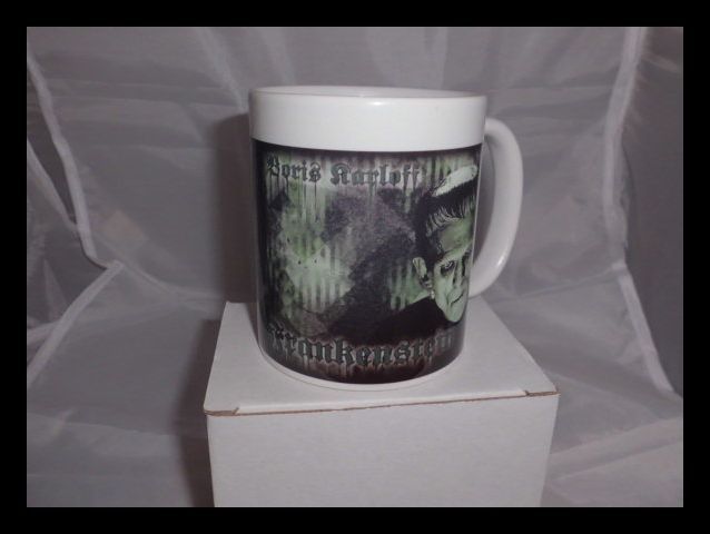 Boris Karloff Frankenstein Promotional mug