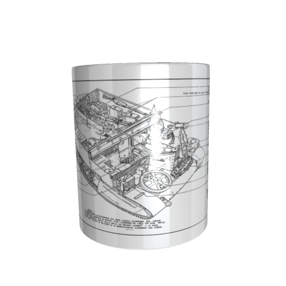 Bren Carrier printed mug