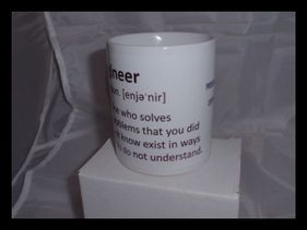 Engineer One who Solves Problems printed mug