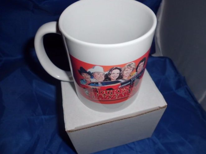 Dukes of Hazard style personalised mug
