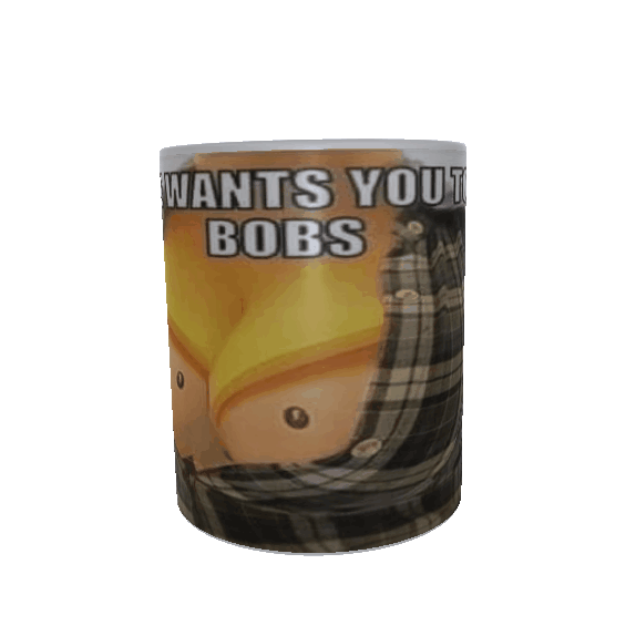 When he wants you to send him the bobs Humorous mug