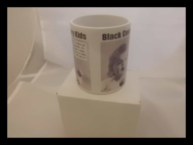 Black country Kids printed mug