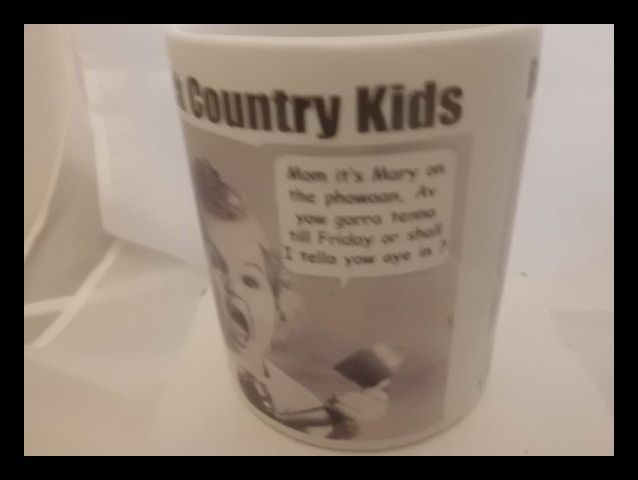 Black country Kids printed mug
