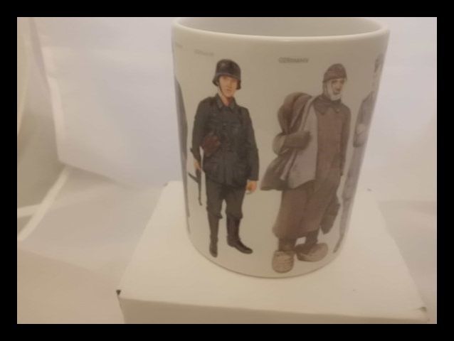 World war two German uniform printed mug