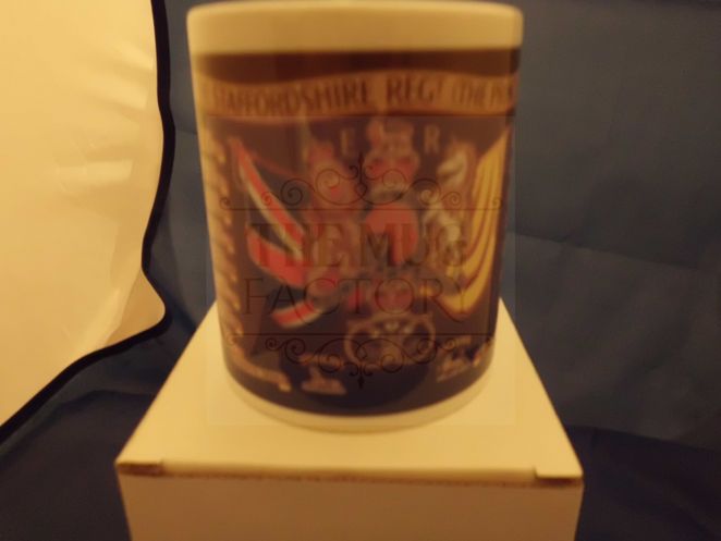 1st Battalion Staffordshire regiment military mug