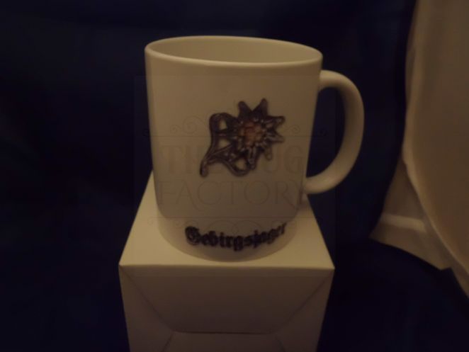 WW2 German Gebirgsjager military mug
